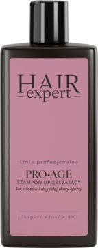 HAIR EXPERT Linia Profesjonalna Pro-Age,szampon do włosów, upiększający, dla dojrzałej skóry głowy,przód