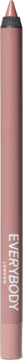 Miękka konturówka Everybody London Nude Pink, pionowo, z białym napisem na gładkim, różowym korpusie.