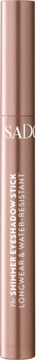 IsaDora 2-in-1 Shine Glow Stick Eyeshadow w perłowym odcieniu rose gold, wodoodporny, widok pionowy.