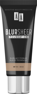 AA Blur Sheer ,podkład do twarzy, nr 03 Tan-Beige,przód