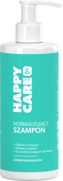 HAPPY CARE ,szampon do włosów, normalizujący,przód