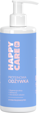HAPPY CARE ,odżywka do włosów, proteinowa,przód