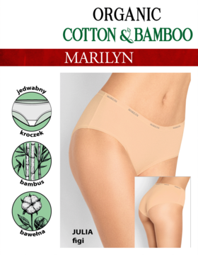 MARILYN Julia ,figi damskie, Beige, rozm. L,przód