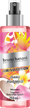 BRUNO BANANI Limited Edition ,mgiełka do ciała dla kobiet, Sunny Pineapple,przód