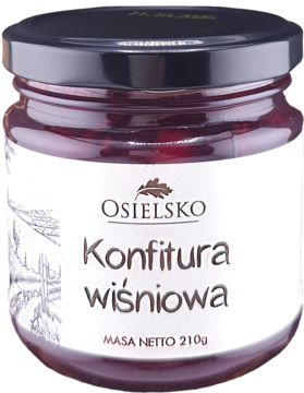 OSIELSKO ,konfitura wiśniowa,przód