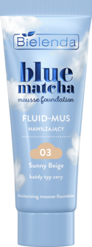BIELENDA Blue Matcha ,fluid-mus do twarzy, nr 03 Sunny Beige,przód