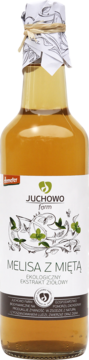 JUCHOWO FARM ,ekstrakt ziołowy Melisa z Miętą, ekologiczny,przód