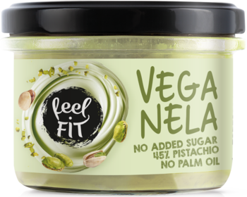 FEEL FIT Veganela ,krem pistacjowy, wegański,przód