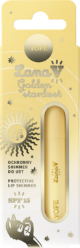 YOPE Lana V Golden Stardust,balsam do ust, ochronny,przód