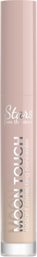 Stars Moon Touch rozświetlający korektor, jasna butelka, widok z przodu, z napisem 'radiant correcting concealer'.