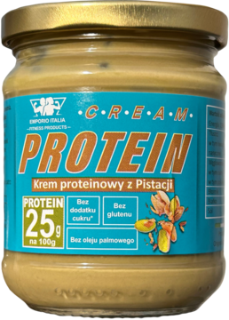 EMPORIO ITALIA Protein ,krem proteinowy z pistacji, bezglutenowy,przód