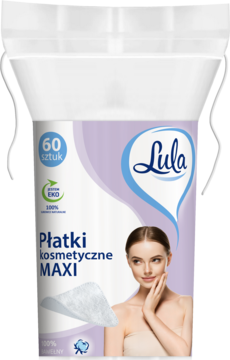 LULA ,płatki kosmetyczne, Maxi, 100% bawełny,przód