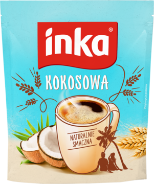 INKA Kokosowa ,kawa zbożowa, rozpuszczalna,przód