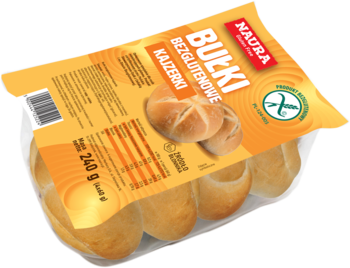 NAURA ,bułki kajzerki, bezglutenowe,przód