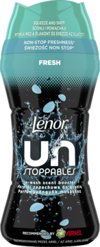 LENOR Unstoppables ,perełki zapachowe do prania, Fresh,przód