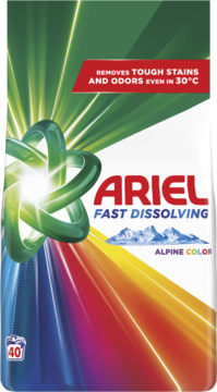 ARIEL Fast Dissolving ,proszek do prania tkanin kolorowych,przód