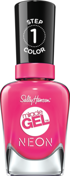 SALLY HANSEN Miracle Gel Neon,lakier do paznokci, nr 050 Fuchsia Fever,przód