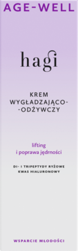 HAGI Age-Well ,krem do twarzy, wygładzająco-odżywczy, na dzień,przód