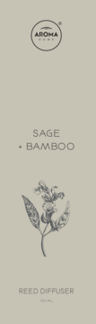 AROMA HOME Simplicity ,patyczki zapachowe, Sage & Bamboo,przód