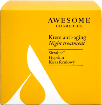 AWESOME COSMETICS Anti-Aging ,krem do twarzy, na noc,przód