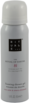 RITUALS... The Ritual Of Sakura ,pianka pod prysznic, w żelu, Mleko Ryżowe i Kwiat Wiśni,przód