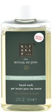 RITUALS... The Ritual Of Jing ,koncentrat mydła w płynie do rąk, Kwiat Lotosu i Jujuba, uzupełnienie,przód