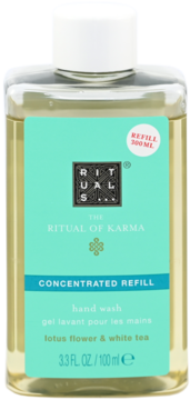 RITUALS... The Ritual Of Karma ,koncentrat mydła do mycia rąk, Kwiat Lotosu i Biała Herbata, uzupełnienie,przód