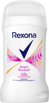 REXONA Bright Bouquet ,antyperspirant w sztyfcie, 48h,przód