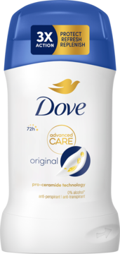 DOVE Advanced Care Original,antyperspirant w sztyfcie, 72h,przód