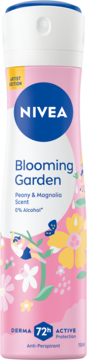 NIVEA Blooming Garden ,antyperspirant w sprayu, 72h,przód
