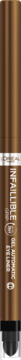L'Oréal Infaillible Grip Gel Automatic kredka do oczu Bronzed Espresso, brązowa z srebrnym paskiem, widok z przodu.