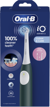 ORAL-B iO 2,szczoteczka elektryczna, Dark Green,przód