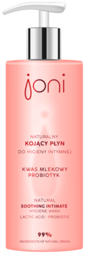 JONI ,płyn do higieny intymnej, kojący,przód