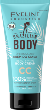 EVELINE COSMETICS Brazilian Body ,krem do ciała CC, upiększający,przód