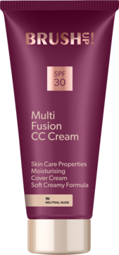 BRUSH UP! Multi Fusion ,krem CC, SPF 30, nr 1N Neutral Nude,przód