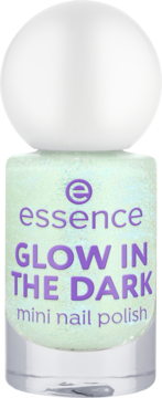 ESSENCE Glow In The Dark ,lakier do paznokci, mini, nr 01 Brings the light,przód