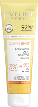 EVELINE COSMETICS Face Therapy Professional Clean Shot,żel do mycia twarzy, łagodzący,przód