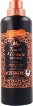 TESORI D'ORIENTE Hammam ,koncentrat do płukania tkanin, Argan & Fiori D'Arancio,przód