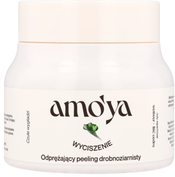 AMO'YA Wyciszenie ,odprężający peeling drobnoziarnisty,przód