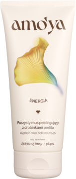 AMO'YA Energia ,puszysty mus peelingujący z drobinkami perlitu,przód