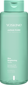 YOSKINE Japan Pure Rice Infusion,tonik do twarzy, ryżowy, rozświetlający,przód