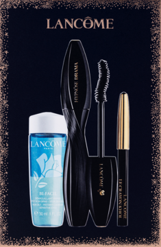 LANCÔME Hypnôse ,zestaw, tusz do rzęs nr 001 8 ml + mini kredka do oczu 0,7 g + płyn do demakijażu oczu 30 ml,przód