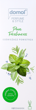 DOMOL Perfume & Style ,patyczki zapachowe, Pure Freshness,przód