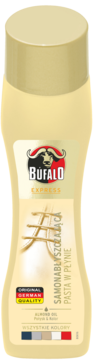 BUFALO Express ,pasta do butów w płynie, samonabłyszczająca, Bezbarwna,przód