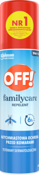 OFF! FamilyCare ,aerozol przeciw komarom,przód