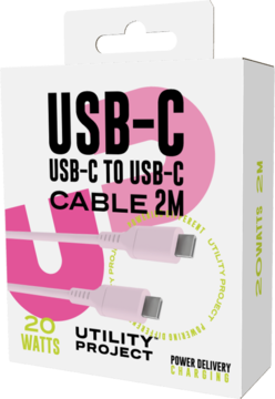 UTILITY PROJECT ,kabel USB-C do USB-C, długość 2m,przód