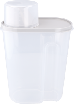 ELOY ,pojemnik na karmę dla zwierząt, Szary, 2,5l,przód