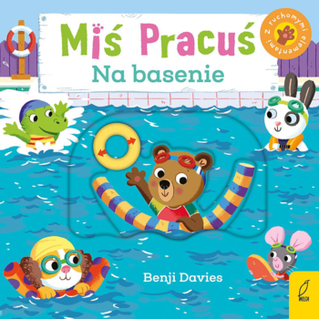 WILGA Benji Davies ,Miś Pracuś. Na basenie.,przód