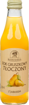 Z DOMU REMBOWSKICH ,sok tłoczony, Gruszkowy z Jabłkiem,przód
