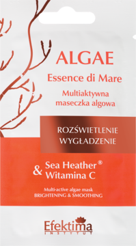 EFEKTIMA Algae Essence di Mare ,maseczka do twarzy, algowa, rozświetlenie i wygładzenie,przód